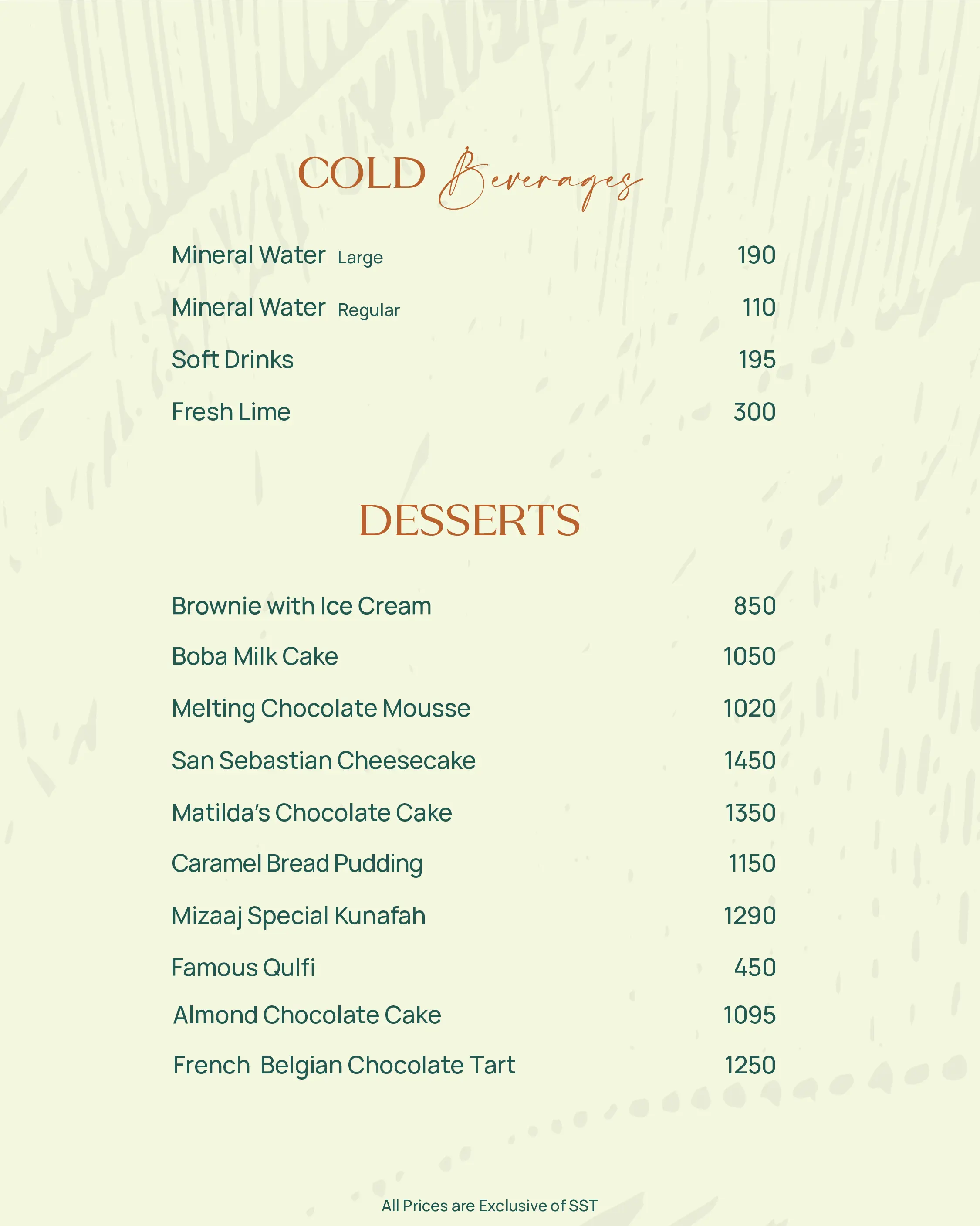 Coffee - Mizaaj Restaurant